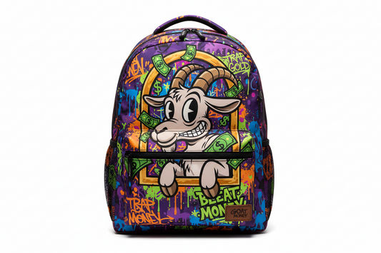 Trap goat book bag