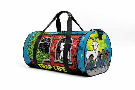 Trap goat duffel bag
